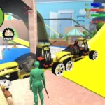 Army Toys Town in action