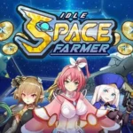 Idle Space Farmer Main Screen