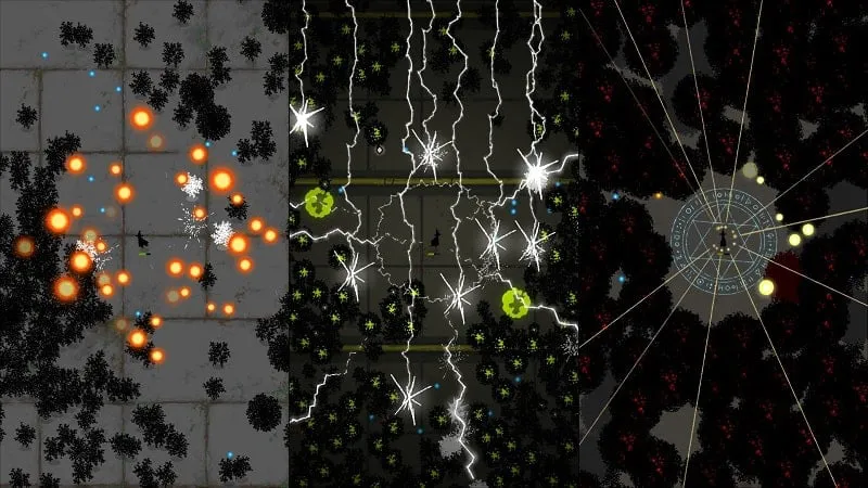 Magic Survival Game Screen Showing Gameplay