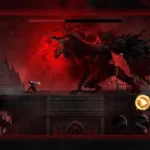 descriptive alt text: promotional image for Shadow Slayer: Ninja Warrior showcasing a ninja in action