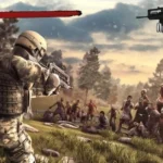 alt text describing image content of a zombie game character in action